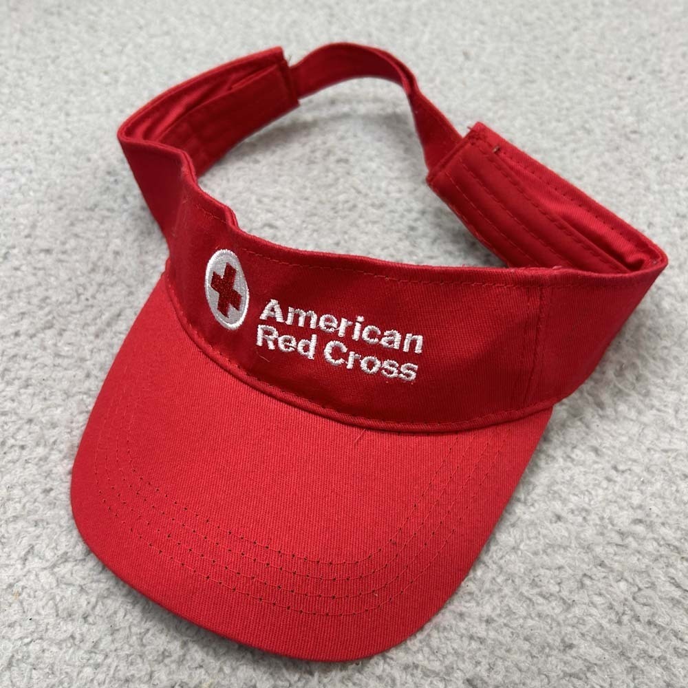 American Red Cross Hat One Size Visor  Sun Protection